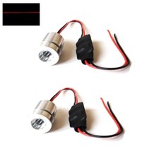 2PCS Semiconductor 660nm 650nm 100mw Line Red Light Laser Diode Module  12 17mm