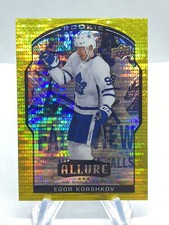 2020-21 Upper Deck Allure Hockey Yellow Taxi Egor Korshkov #85 Rookie Card