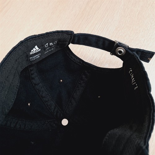ADIDAS 3 STRIPE LOGO CLIMALITE YOUTH ADJUSTABLE STRAPBACK BASEBALL HAT/CAP BLACK - Picture 15 of 15
