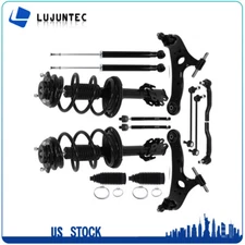12 Pieces Front Struts Control Arms Rear Shocks for 2011-2014 Toyota Sienna