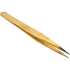 5" Brass Anti-Magnetic #AM Tweezers for Watchmakers