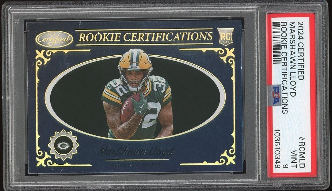 MarShawn Lloyd Panini Certified Rookie Certifications #RCMLD Base