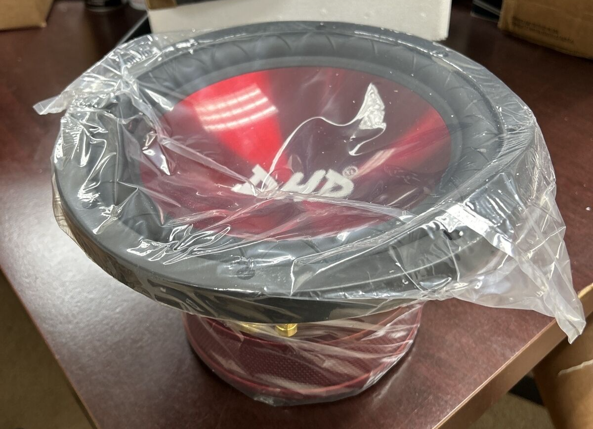 DHD NTX-7410 10” Woofer DVC 800 Watts Max Red Color Car Subwoofer