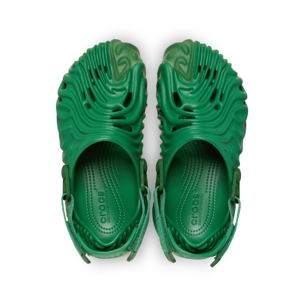 靴 pointed-CURLS / GREEN & LIGHT GREEN Salehe Bembury X Crocs The Pollex Clog 