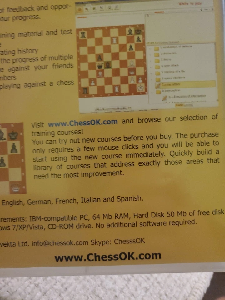 2011 Chess Tactics Art 4.0 PC Software DVD (CT-Art 4.0) - Image 4 of 4
