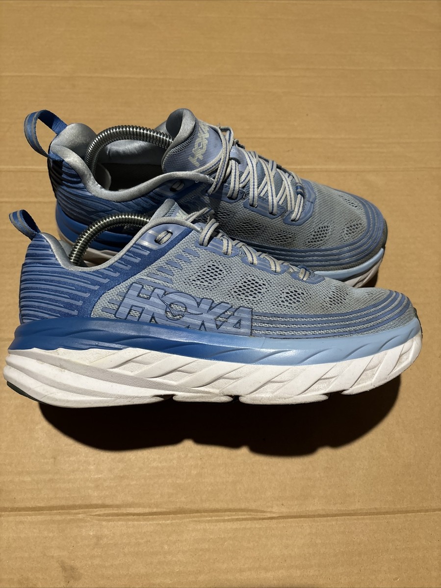 HOKA ONE ONE BONDI BLUE WHITE RUNNING SNEAKER Men D