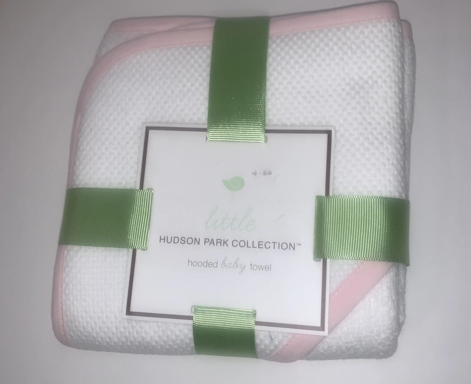 LITTLE HUDSON PARK Baby Turkish Hooded Towel Petal Solid 100% Cotton NWT
Opens in a new window or ta