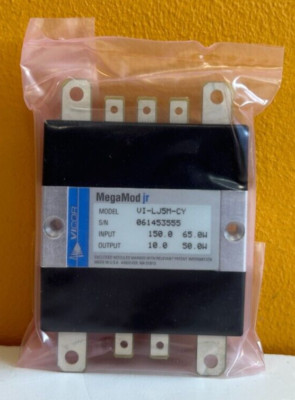Vicor VI-LJ5M-CY 150 VDC / 65 W, 10 VDC / 50 W, MegaMod jr DC-DC Converter. New!