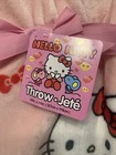 New Pink Hello Kitty With Valentines Card Plush 50 x 70 Throw Blanket With Tag — photo 5