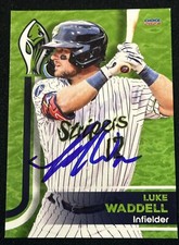 2024 Choice Gwinnett Stripers Signed Luke Waddell Autographed Auto Braves Card