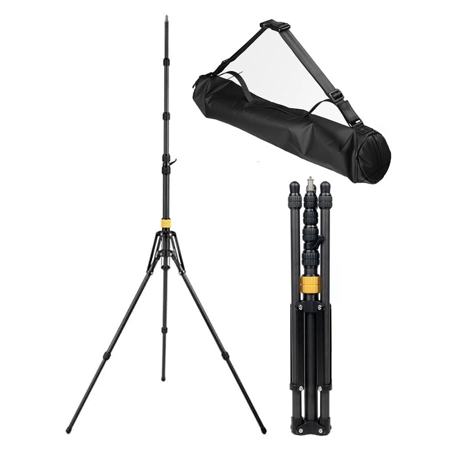 SMDV Carbon Fiber Light Stand C-10/M.300cm Portable Outdoor Travel