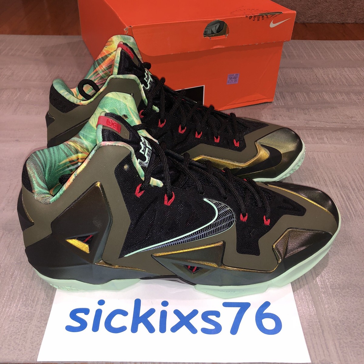 Nike レブロン11 King's PRIDE タグ有り Nike LeBron XI 'King's Pride' Men's Size 11 [616175 700] | eBay