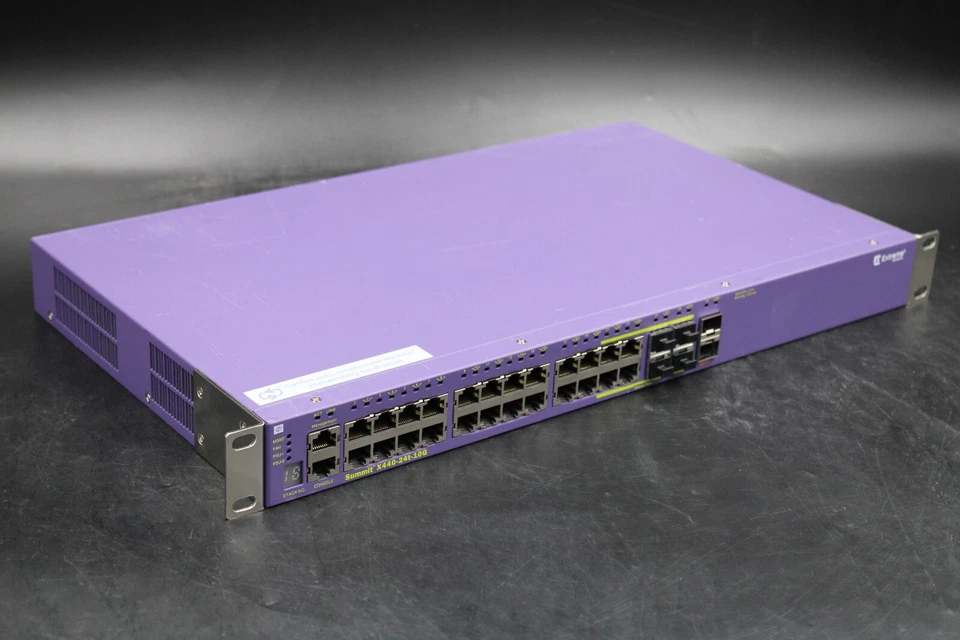 Conmutador de red Gigabit de 24 puertos Extreme Networks Summit SUMMIT X440-24T-10G Foto 3 de 4