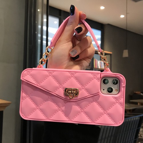 Crossbody Strap Handbag Purse Chain Wallet Case For iPhone 16 15 14 13 12Pro Max - Picture 13 of 20