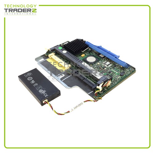 FY387 Dell PowerEdge SAS 3G SATA 1.5G Dual Channel PCI-E x8 RAID Controller Karte - Bild 2 von 2
