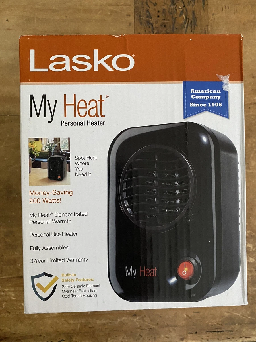 Lasko MyHeat Personal Ceramic Space Heater With Overheat Protection BLK  46013764409 | eBay