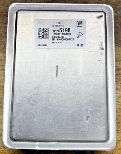 2017-19 Chevrolet Equinox 1.5L ECM Engine Computer Module ECU PCM 12695198 E80 - Picture 5 of 6