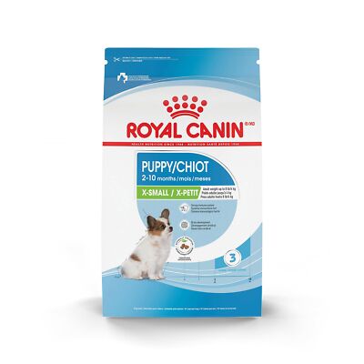 Royal Canin X Small Breed Dry Puppy Food 3lb for Puppies 2 to 10 Months
