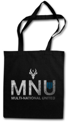 MNU LOGO STOFFTASCHE Multi-National United District Sign Firma Logo Company 9