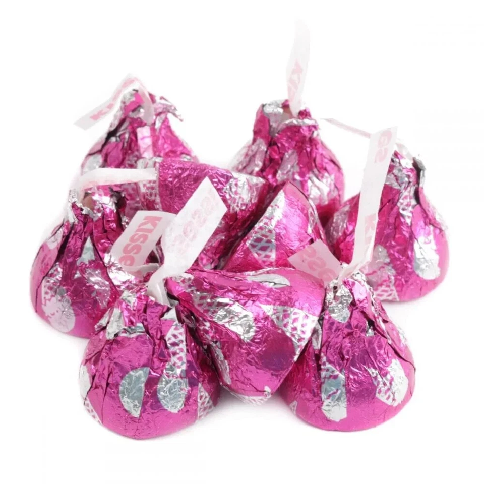 Creme e biscoitos doces cone sorvete morango HERSHEY'S Kisses (5 libras) - Imagem 2 de 4