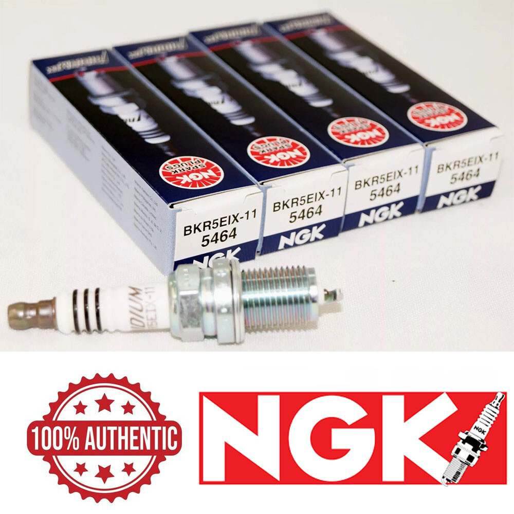 New NGK Iridium IX 5464 Set 4 Spark Plug Performance Power MPG Upgrade