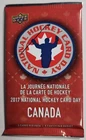 2017 Upper Deck National Hockey Day Trading Cards 1 Pack