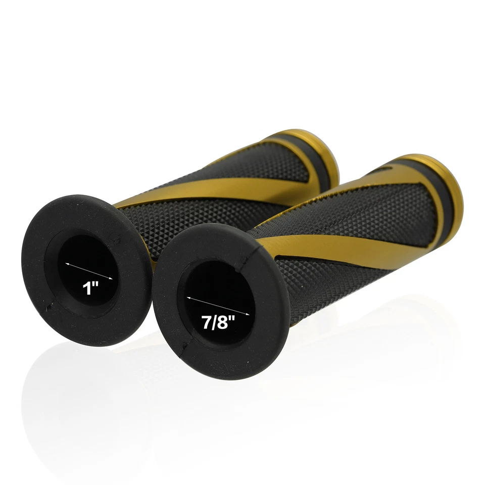 Empuñaduras de gel para manillar de motocicleta de 7/8" para Suzuki GSXR 750 1000 Honda CBR600RR Foto 3 de 4