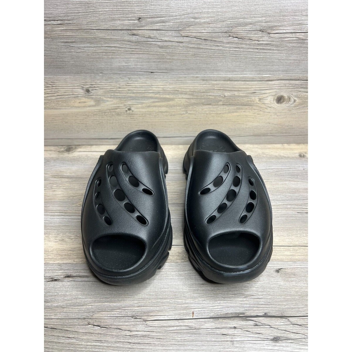 adidas Stella McCartney x Clog Womens Size 8 Triple Black GW2050