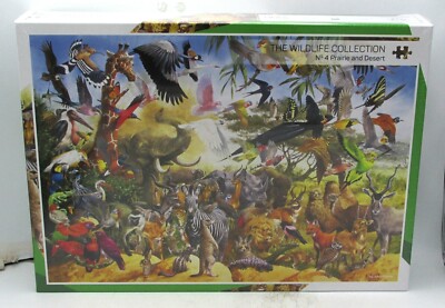 Wildlife Collection #4 TRE-WC04 Prairie and Desert (1000 Pcs Jigsaw Puzzle) 