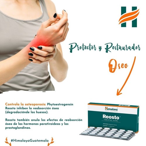 Himalaya Reosto Manages Bone Health Osteoporosis 4 BOX 240 TABS FREE SHIP 2026 - Picture 7 of 12
