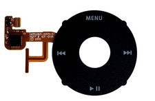 Black Click Wheel Flex for iPod Classic Video 5th and 5.5 gen 30gb 60gb 80gb