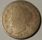 1891-P Liberty Nickel — photo from another recent sale