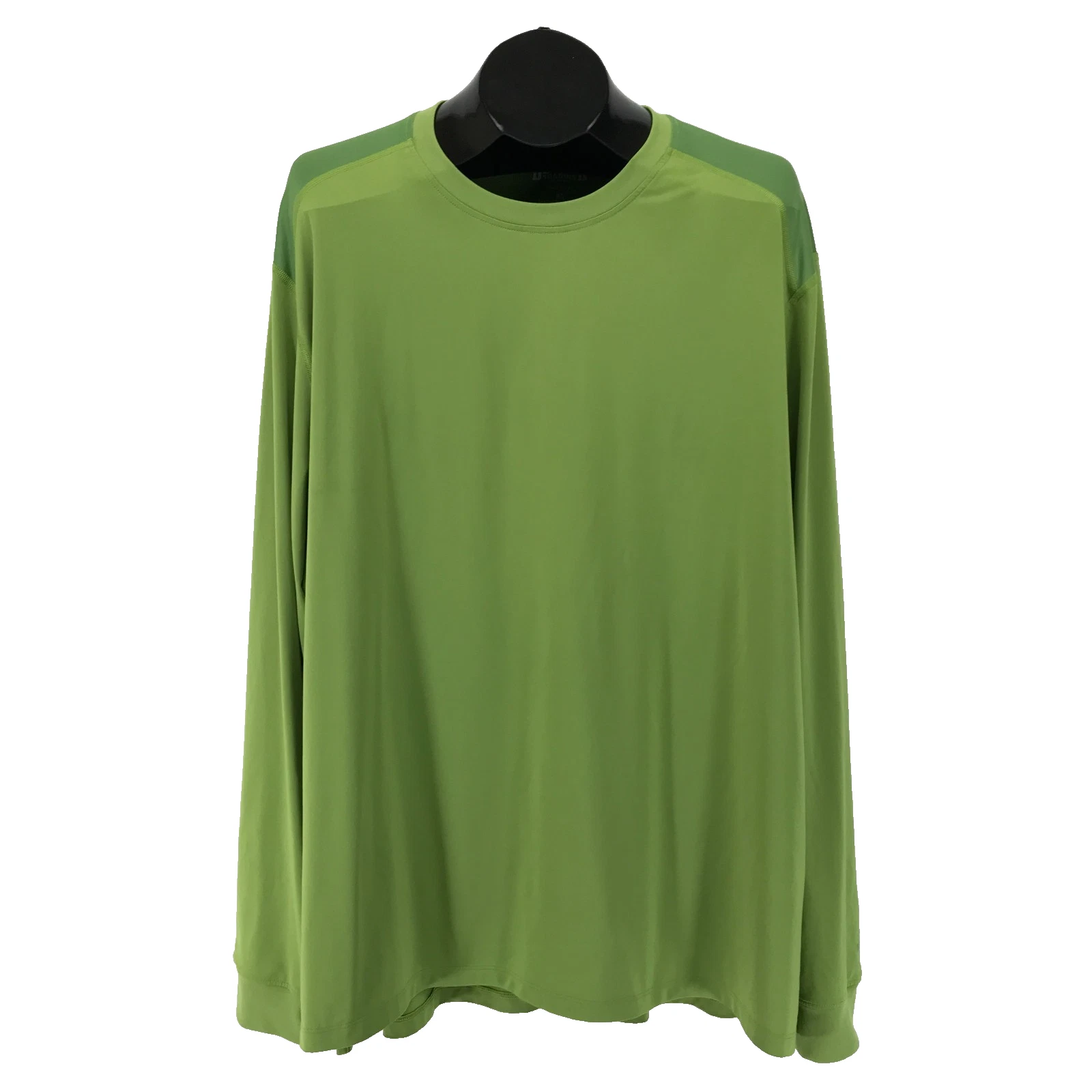 Duluth Trading Co. Shunburn Long Sleeve Crew Shirt Men's XL Green UPF 50 Outdoor