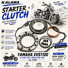 Big Roller Reinforced Type VStar V Star XVS 1100 XVS1100 Starter Clutch 1999~09