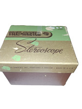 Vintage View-Master Stereoscope Viewer Sawyer  s Black w/Orig Box   SEND OFFERS  