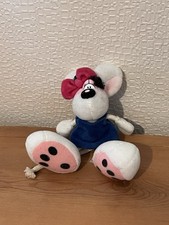 Petite Peluche Diddl DIDDLINA  Robe Bleu Année 90- 2000 Vintage