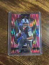 JAMESON WILLIAMS LIONS 2025 SELECT PINK PRIZM SHOCK FOOTBALL