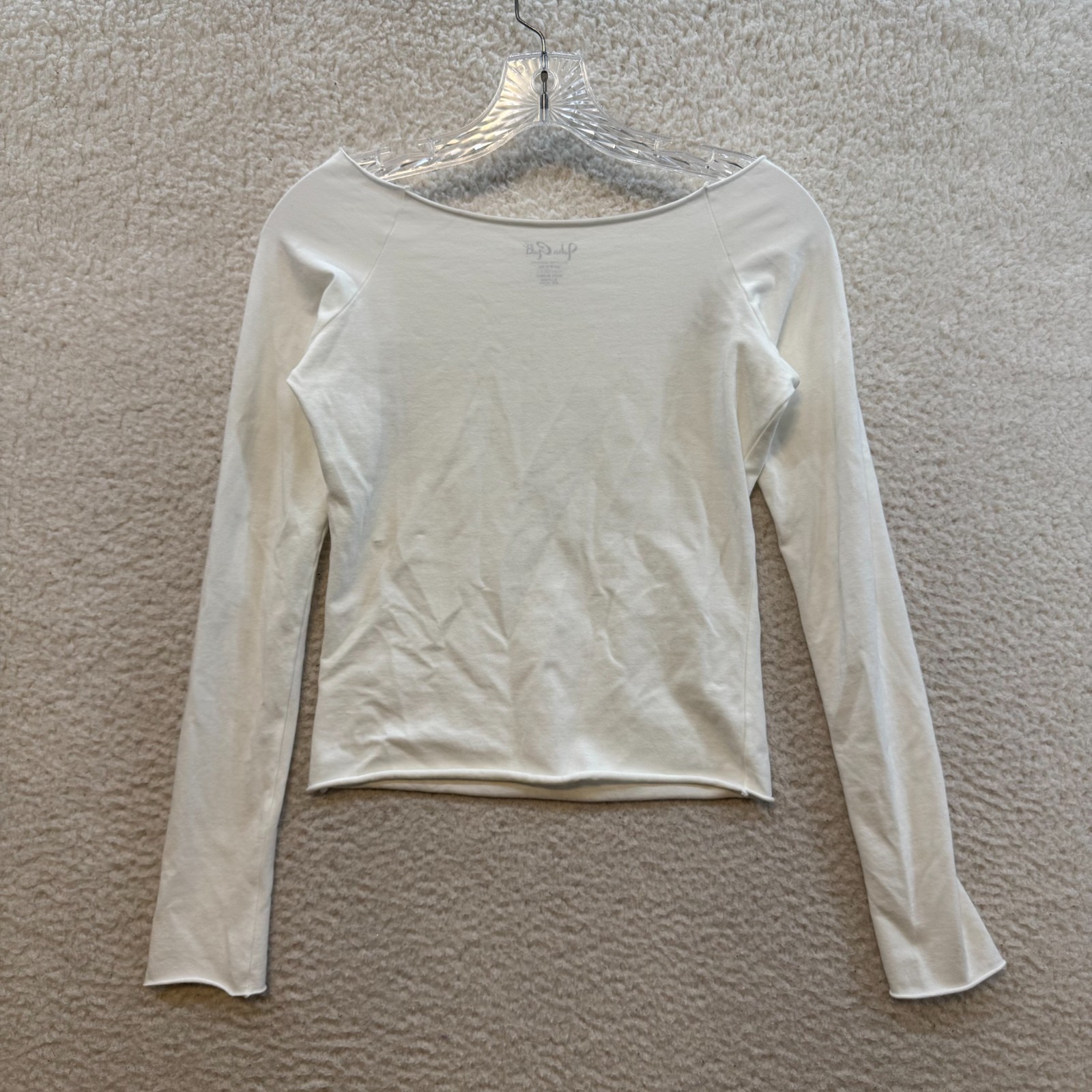NEW NWT Brandy Melville John Galt White Off Shoulder Top XS Small Medium