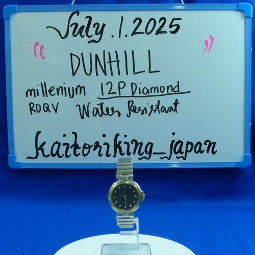 DUNHILL millennium 12P Diamond ROQ V Water Resistant FROM JAPAN YOKOHAMA!