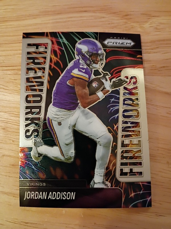 2025 Prizm Fireworks Jordan Addison