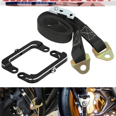 For GSX1300R HAYABUSA 2008-2025 Front Lowering Strap + Brackets Drag/Roll Racing