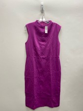Ann Taylor Size 6 Magenta Ladies Dress