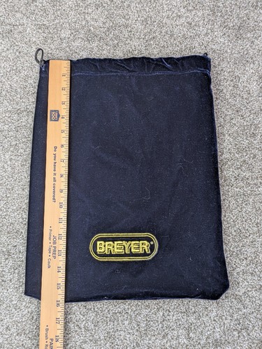 Breyer Velvet Satin Drawstring Bag Blue Connoisseur Logo Model Horse Accessory