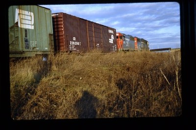 Eisenbahn Dia - Conrail #220250 Box Car Delta Ohio OH 1984 DT&I Güterzug