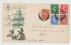 3/5/1951 UK GB FDC - KGVI: Definitives Colour Change - Big Ben & Bodicea - Rye