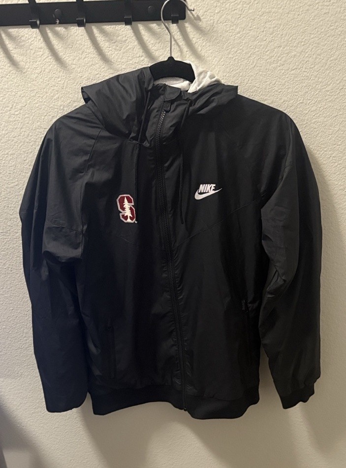 SACAI X NIKE Giacca Scudo Stanford Cardinal Nike Edizione Squadra Nera Uomo Small Nuova