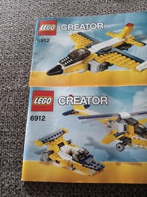 2 LEGO CREATOR #6912,,LEGO INSTRUCTION MANUALS,, ONLY,,LOOK 
