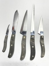 EKCO Arrowhead Set Of 5 Knives Cutlery Kitche...