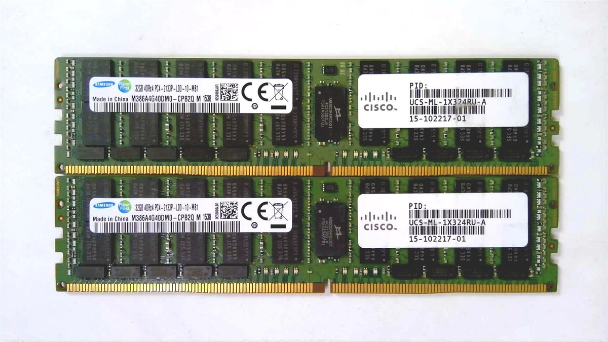 PC4-17000 (DDR4-2133) Bus Speed 64 GB Total Capacity DDR4 SDRAM