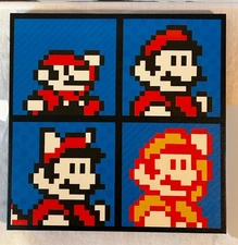 Mario from Super Mario 2019 Canvas Wall Art 12x12 Nintendo